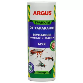 Argus (Аргус) гранулы от тараканов, муравьев, мух (туба), 100 г
